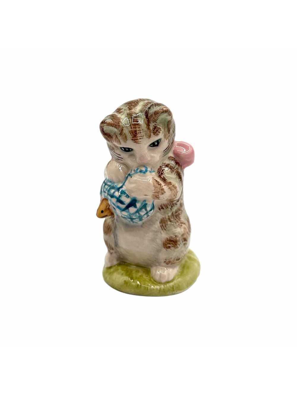 Vintage Beatrix Potter Royal Albert “Miss Moppet” Porcelain Figurine